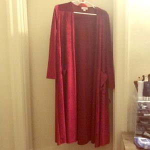 Red velvet LuLaRoe Sarah - S